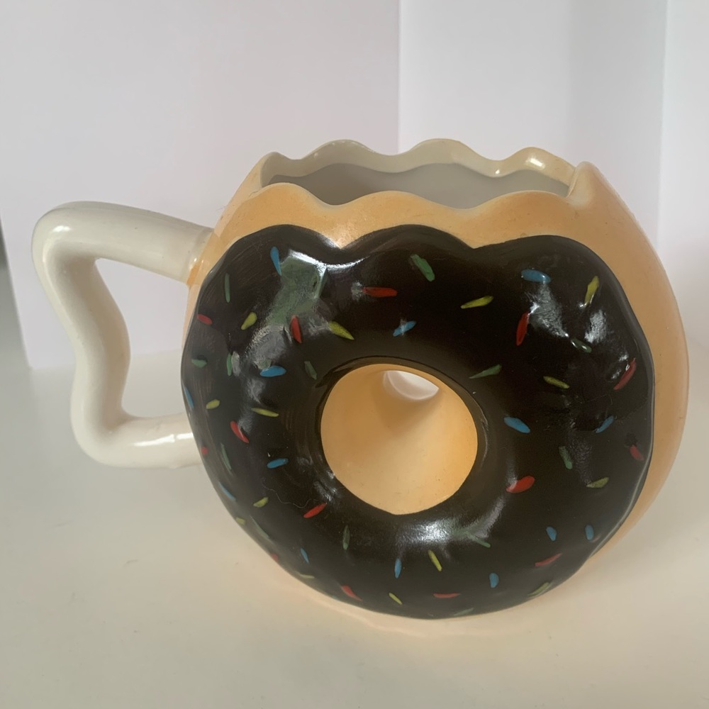 Chocolate frosted coffee mug